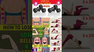 7 day weight loss challenge @home  #challenge #motivation #subscribe #sports#shortsfeed #shortsvideo