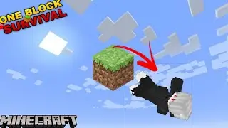 i Fall from high place in Minecraft 😲#oneblocksurvival part1