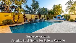 Charming Spanish-Style Pool Home in Verrado | 20985 W Wycliff Court, Buckeye, AZ 85396
