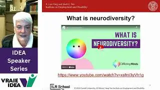 IDEA Speaker Series: Neurodiversity in the Workplace