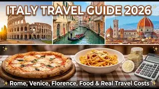 ✨ Italy Travel Guide 2026 | Rome, Venice, Florence, Food & Real Travel Costs #TravelItinerary #italy