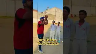 Cricket training high catching tips and techniques. #shorts #cricket