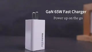 Power up your all your devices on the go with Huntkey 65W GaN fast charger