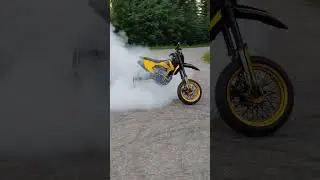 Motorbike smoke incident in Luhanka, Finland