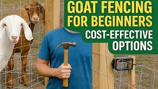 Goat Fencing for Beginners | Best Cost-Effective DIY Solutions (2025 Guide)  #goatfarming