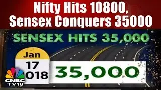 Nifty Hits 10800, Sensex Conquers 35000 || Markets at Record Levels || Closing Bell || CNBC TV18