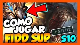 👍 FIDDLESTICKS S10 SUPPORT | (GU&Iacute;A - C&Oacute;MO JUGAR CON FIDD - GAMEPLAY) | RUNAS, OBJETOS, HABILIDADES