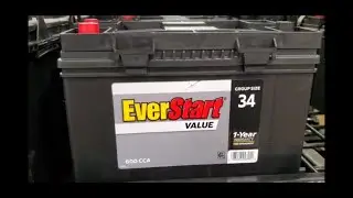 EverStart Value Lead Acid Automotive Battery, Group Size 34 12 Volt, 600 CCA 74.99 IS THIS ANY GOOD?