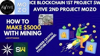 ice network New project | Sunwaves New Mining |  Avive new Tap to Earn | Avive MoZo Mining