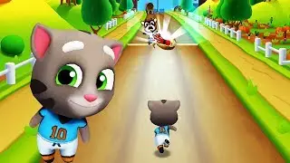 Football Tom Chạy Lấy Vàng Ở Nông Trại #126 - Talking Tom Gold Run