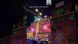 Jaipur City lights dipawali decoration 