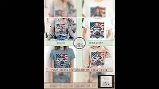 Feelin&rsquo; Fireworky PNG, Patriotic Highland Cow T-Shirt Design, 4th of July American Flag Cow Subli...