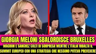 Shock al summit europeo: Meloni mette Macron all&rsquo;angolo e lascia la Spagna senza scampo!