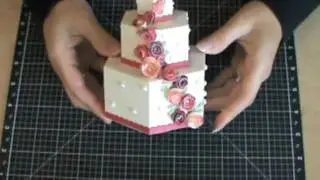 3-D Cardstock Cakes using the Art Philosophy Cricut Cartridge