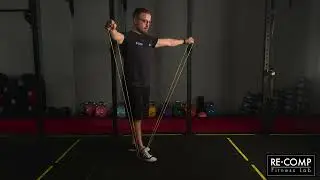 Loop band lateral deltoide raises
