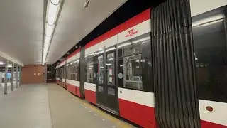 Toronto TTC 512 St Clair Streetcar Ride at Night 10/24/2022