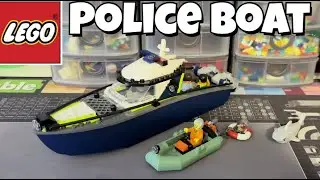 LEGO Police Boat (60456) Speed Build!