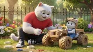They Mock a Kitten’s Cardboard Monster Truck - Until He Proved Them Wrong!