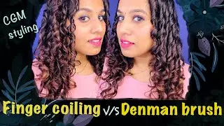 What gives better definition ? Finger Coiling Vs Denman Brush(2c,3a,3b curls) Ft: Best life Products
