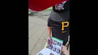 Pittsburgh Pirates OF Nick Solak Signing Autographs