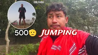 Daily Routine With 500+ Jumping. Workout. Discipline. Routine. 