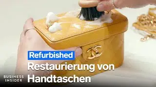 Wie eine 4000-Dollar Chanel Vanity-Tasche professionell restauriert wird | Refurbished