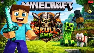 🔴PLAYING MINECRAFT WITH VIEWERS | SKULL SMP | DAY 7 | KNIGHTSKULL #minecraft #shortslive #skullsmp