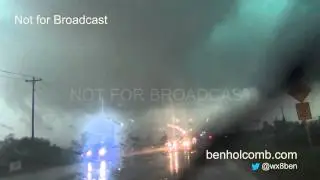 Norman, OK Tornado May 6, 2015 Dashcam Video