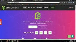 ETHConnect ( ECH ) Review before ICO on 1.11.2017 ( កាក់ ETHConnect ចេញថ្មី )