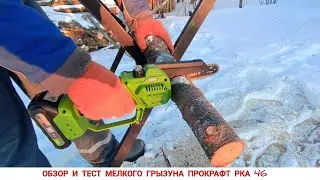 КУПИЛ МЕЛКОГО ГРЫЗУНА, ОБЗОР И ТЕСТ МИНИ АККУМУЛЯТОРНОЙ ПИЛЫ PROCRAFT PKA46