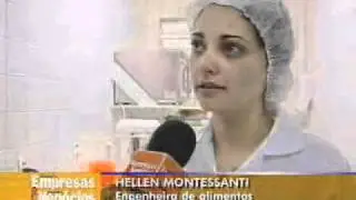 Máquina de crepe no palito e pão de queijo