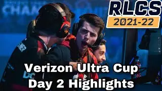 Verizon Ultra Cup Day 2 Highlights - RLCS 2021-2022 Spring Split