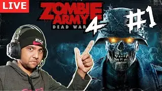 🔴 Live Zombie Army 4 Dead War Walkthrough Gameplay Part 1 | Zombie Army 4 Dead War Full Game #zombie