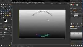 Text Along Circular Path (Aligned) PART 2 - GIMP tutorial