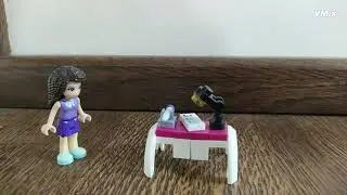 DIY - LEGO FRIENDS - HOW TO MAKE DESK AND CHAIR