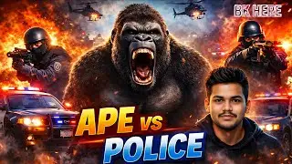 🔥 Realistic Kingdom of Ape vs Los Santos Police LIVE | GTA V Gameplay Stream 2 🔴 | BK HERE