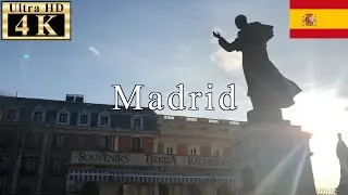🇪🇸Madrid Winter Walk - Almudena Cathedral to Plaza de la Villa - 【4K 60fps】