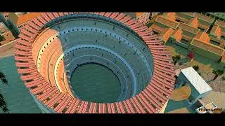 Thysdrus Anfiteatro Romano di El Jem, ricostruzione 3d (immagini)