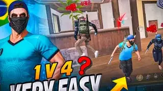 1 V 4 ❓ TOO EASY NOW 🥶 | DEADLY STRATEGY 💀🔥 | HOW TO CLUTCH 1V4 😱 | STRATEGY + MINDSET 🧠💪 |