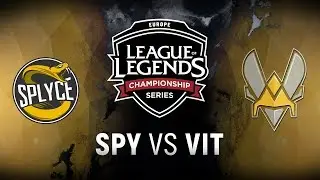 SPY vs. VIT - Week 5 Day 2 | EU LCS Summer Split | Splyce vs. Team Vitality  (2018)
