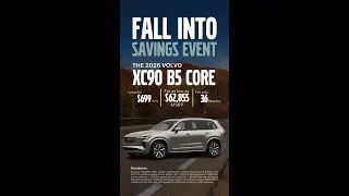 Embrace the Season Together | 2026 Volvo XC90 B5 Core Fall Lease Offers