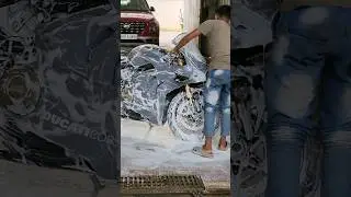 DV In Kannada Bike On Wash 😱 @DVINKANNADA  #dvinkannada #washing #dv #shorts