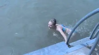 swimming in the Rhine : Basel, Switzerland : 28 June 2012
