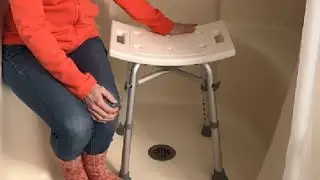 Dr  Kay&rsquo;s Adjustable Bath Chair with Unique Heavy Duty Crossbar Supports Review