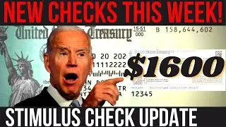 IRS SENDING CHECKS THIS WEEK! 4th Stimulus Check + White House Talks More Stimulus