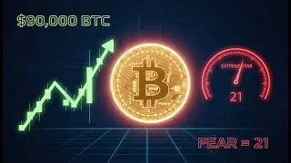 Bitcoin at $90K BUT Fear Index = 21?! (Explosive Setup)