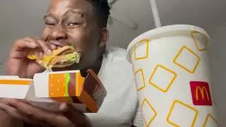 Eating Big mac ASMR