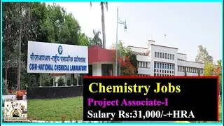 Chemistry Job vacancy 2021 MSc Chemistry vacancy CSIR Recruitment NCL Pune Job