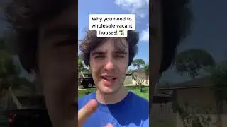 Why you need to wholesale vacant houses! shorts