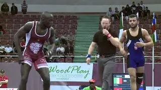 1/2 FS - 57 kg: A. DIATTA (SEN) df. C. METHLOUTHI (TUN), 4-0